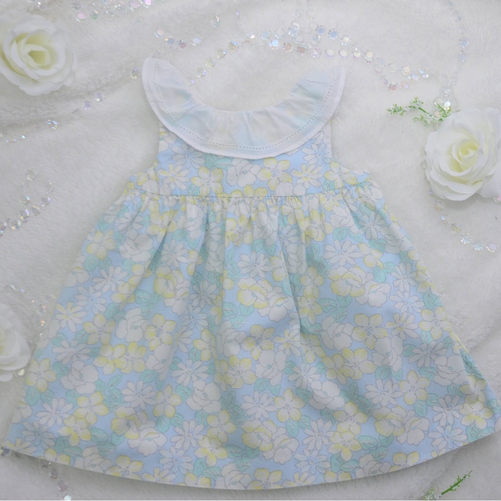 Janie And Jack Floral Pastel Dress For Baby GIrl